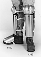 313-333 Series Aluminum Knee-Shin - Knee-Shin-Instep Guards